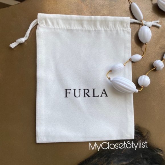 Furla Handbags - FURLA Italy Necklace Cuff Bracelet Dust Bag NEW 5"
